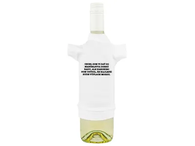 Obrázok produktu pre Tričko na fľašu pre mladomanžela