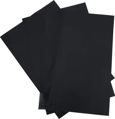 Produktbild von Reparationsset für Gummiboot und Hypalon/PVC - 3 Stück Flicken-Set für aufblasbare Floß, Boot, Kanu, Kajak (Grau)