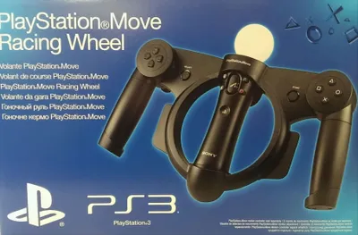 Produktbild von Sony PS3 Move Racing Wheel Schwarz Steuerrad Playstation 3