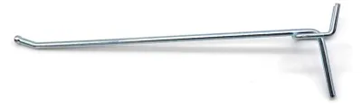 Produktbild von 50 Stück Einfachhaken verzinkt Lochwandhaken Lochplattenhaken - 30 mm Lochabstand 15/30 mm 200 mm