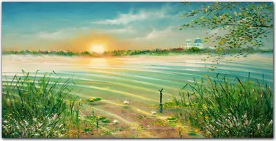 Produktbild von Coloray Bild aus Glas 140x70 gehärtetes Glas glasblock mit bild wohnzimmer Küche Dekoration wanddekoration - Malerei Natur Fluss Wasser