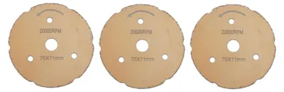 Produktbild von MATRIX Trennscheibe | 3x | 76 mm | Multi Trennschneider Trennschleifer MC 260