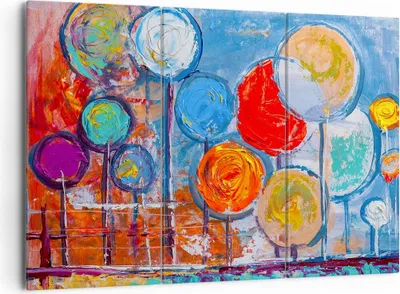 Produktbild von Bild auf Leinwand - Leinwandbild - Abstraktion modern - 165x110cm - Wand Bild - Wanddeko - Leinwanddruck - Bilder - Kunstdruck - Wanddekoration - Leinwand bilder - Wandkunst - CE165x110-4013