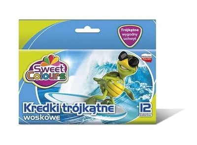 Produktbild von Dreieckige Wachskedges 12 Farben