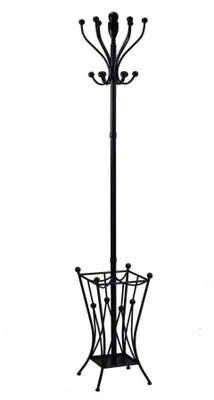 Immagine prodotto di Appendiabiti a Stelo 30x30xh184 cm in Metallo Nero