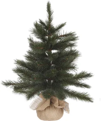 Obrázok produktu pre Triumph Tree Forest Frosted Umelý vianočný stromček v jutovom vreci - H60 x Ø45 cm - zelený