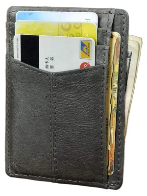 Produktbild von Echtes Leder Portemonnaie für Herren mit RFID-Schutz