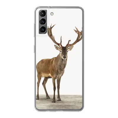 Produktbild von MuchoWow® Handyhülle Schutzhülle Hülle für Samsung Galaxy S21 Plus Hirsche - Tiere - Geweih - Kinder - Mädchen - Jungen Silikon Softcase Handy Hülle - Handy-Tasche