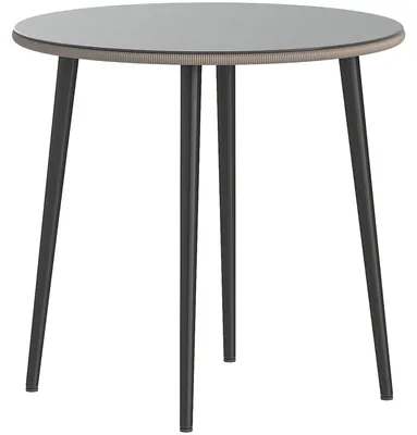 Produktbild von Outsunny Gartentisch Stahl 80 x 80 x 74 cm Buffettisch mit Stahlrahmen, Grau
