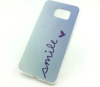 Produktbild von Handyhülle Schutzhülle für Samsung Galaxy S6 Case Cover Bumper Etuis Silikon Blau