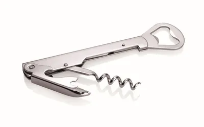 Produktbild von Korkenzieher mit Kapselheber Flaschenöffner Kellnermesser Kellnerbesteck