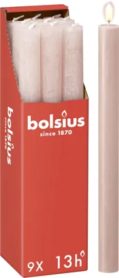 Immagine prodotto di Candela da tavola Bolsius 270 23 rosa rustico