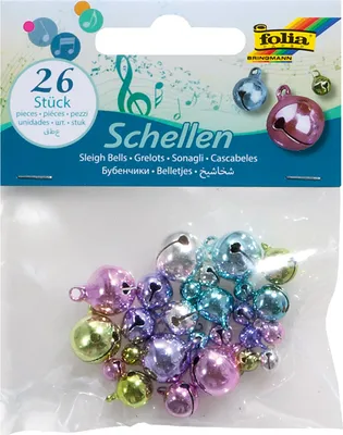 Obrázok produktu pre folia Metallgl”ckchen, 3 Gr”áen sortiert, Pastellfarben