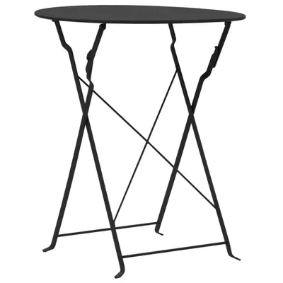 Immagine prodotto di set bistrot 3 pezzi acciaio nero