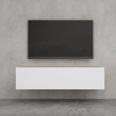 Produktbild von doporro TV Lowboard hängend Fernsehschrank Wohnzimmer | TV-Schrank hängend Fernsehtisch Hängeschrank 120cm Fernsehschrank02