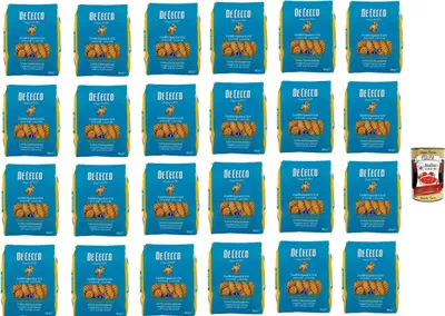 Produktbild von De Cecco Fusilli Giganti N°234, 100% Italienisch Pasta Nudeln 24x 500g + Italian Gourmet Polpa 400g