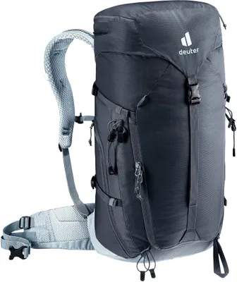 A black Deuter Trail 30 L Rucksack is shown against a white background.
