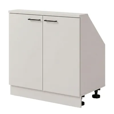 Produktbild von INNOVAHOME Dachschrägenschrank 80cm Kniestockschrank Schneeweiß
