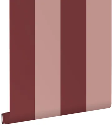 Produktbild von ESTAhome Tapete Streifen Burgunderrot 50 x 900 cm