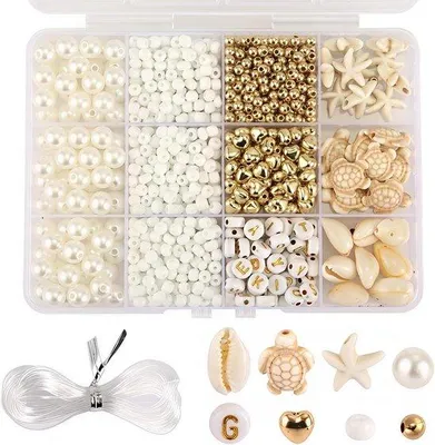 Immagine prodotto di Kit per creare braccialetti con ciondoli a forma di cuore - Idee per gioielli - Realizzazione di braccialetti - Animali marini - Motivo tartaruga - Forma a cuore - Accessori - Attrezzi per il fai da te - Per donne e ragazze - 1 disponibile