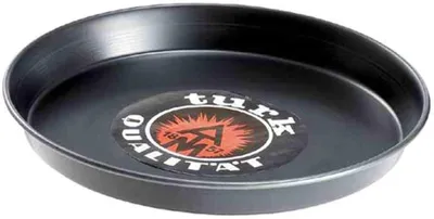 Produktbild von turk 671-30 Pizzaform Blaublech Ø 30 cm, schwarz