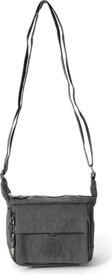 Produktbild von Bag Street Nylon Tasche Damen Handtasche Abendtasche grau 17x15x7 OTJ232K