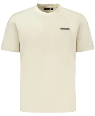 Produktbild von Herren Kurzarm T-Shirt Beige - Nachhaltige Baumwolle, Lässiger Stil