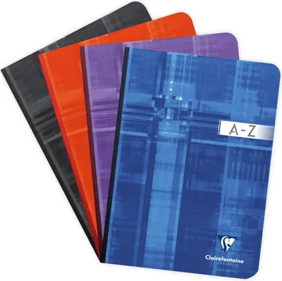 Produktbild von Clairefontaine 5x Adressbuch A5 mit Softcover, 96 Blatt kariert Sortiert 9549C