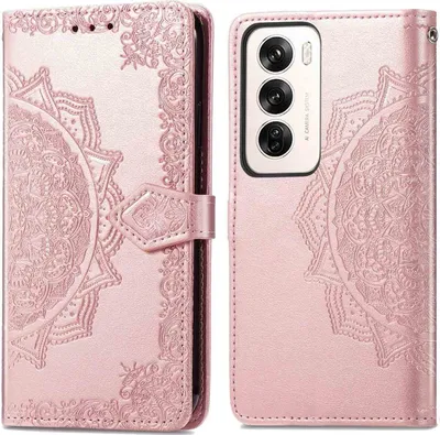 Produktbild von imoshion Mandala Klapphülle Oppo Reno 12 Pro - Rosé gold