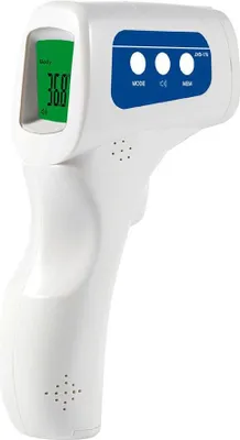 Immagine prodotto di Berrcom Diamond Multimedia JXB-178 termometro digitale per corpo Termometro a rilevamento remoto Bianco Fronte Pulsanti