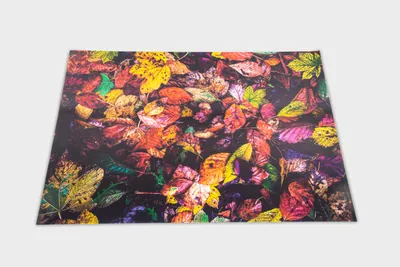 Immagine prodotto di Tappeto da gioco TickiT Foglie d'autunno - Tappeto da gioco in cartone colorato