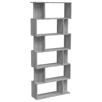 Immagine prodotto di Libreria/Divisorio Grigio Sonoma 80x24x192 cm Legno Ingegnerizzato