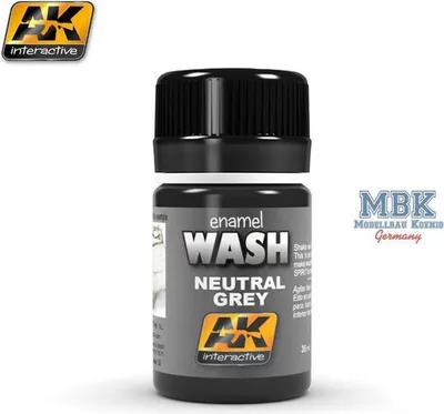 Produktbild von AK Interactive S.L. AK-677 Neutral Grey Wash