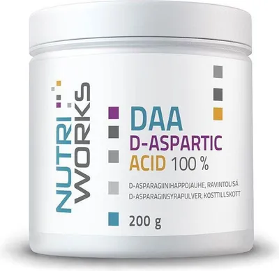 Immagine prodotto di Acido D-Aspartico NutriWorks 200g