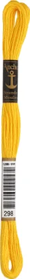 Produktbild von Anchor Sticktwist 4635000-00298 sonnengelb Stickgarn, 100 % Baumwolle