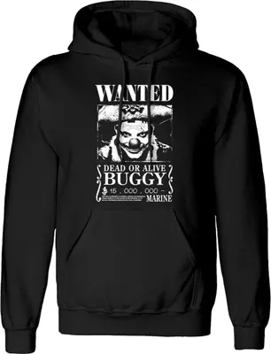 Produktbild von One Piece - Kapuzenpullover Zum Überziehen für Herren/Damen Uni HE3297 (M) (Schwarz)