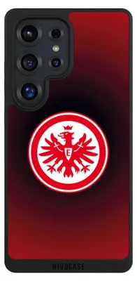Produktbild von NIVOCASE Handyhülle für Samsung Galaxy S25 Ultra  Hülle NIVOpure Case Schwarz Eintracht Frankfurt Offizielles Lizenzprodukt Wappen