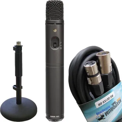 Immagine prodotto di Microfono Rode M3 con cavo microfonico e supporto da tavolo DS1