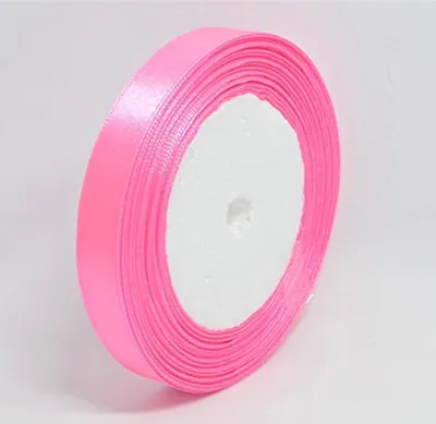 Satinband 22 m, 10 mm, Rosa – Geschenkband, Bastelband, Deko