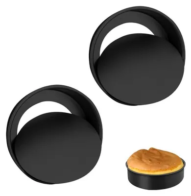Produktbild von Springform 2er Set 20cm rund mit Antihaftbeschichtung Kohlenstoffstahl