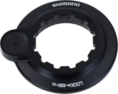 Image de SHIMANO Lockring vis de fixation avec disque en U noir, avec M