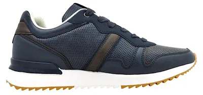 Imagen del producto de Zapatos para hombre Bullboxer, tipo mocasín con cordones, color azul, para uso casual