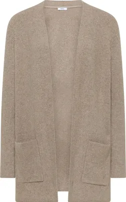Produktbild von CECIL Cardigan 'Offener Struktur-Cardigan', B254025, toffee cream melange, Gr. XL