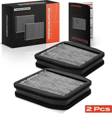 Obrázok produktu pre Frankberg 2x filter vzduchu v kabíne s aktívnym uhlím pre Mercedes-Benz W211 VF211 S211 2002-2004