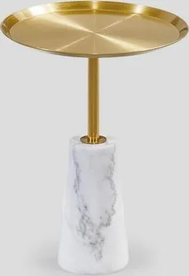 Immagine prodotto di Tavolino bianco di design tavolino da salotto mobili in metallo