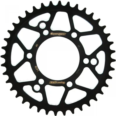 Produktbild von Stahl-Kettenrad Supersprox 520 - 40Z (schwarz) RFE-1478:40-BLK|ID 80,0 LK 104,0 6-Loch/3-Loch
