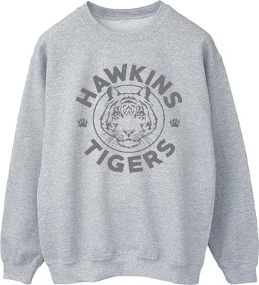 Produktbild von Netflix - "Stranger Things Hawkins" Sweatshirt für Herren BI44902 (M) (Grau)