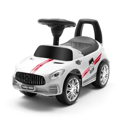 Obrázek produktu pro Dětské odrážedlo se zvukem Baby Mix RACER bílé