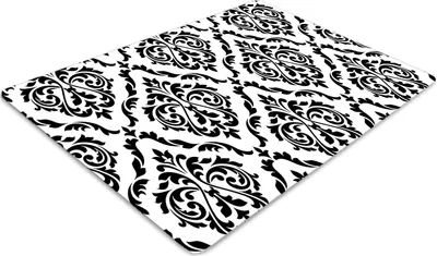 Produktbild von Stuhlunterlage Bürostuhlunterlage 120 cm x 90 cm Bodenmatte Bürostuhlunterlage - Damast