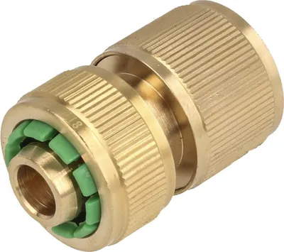 Produktbild von tecuro Schlauchanschlussstück ohne Stopp für Schlauch 1/2 Zoll (Ø 13 mm) MS-Stecksystem